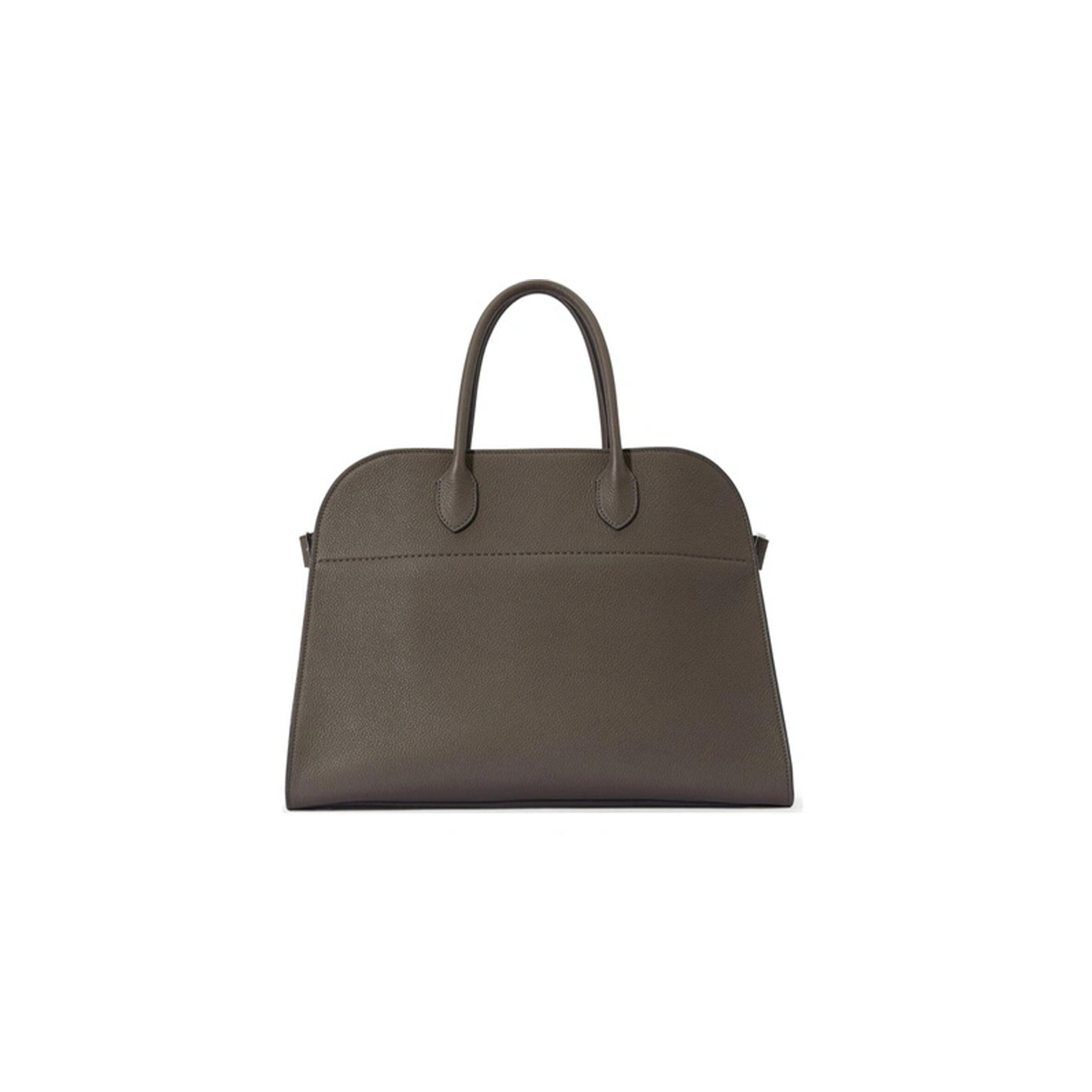 THE ROW MARGAUX 12 HANDBAG IN ASH (30*23*19cm)